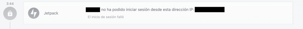 Muesrtra error inicio sesion mediante un ataque de fuerza bruta DDoS